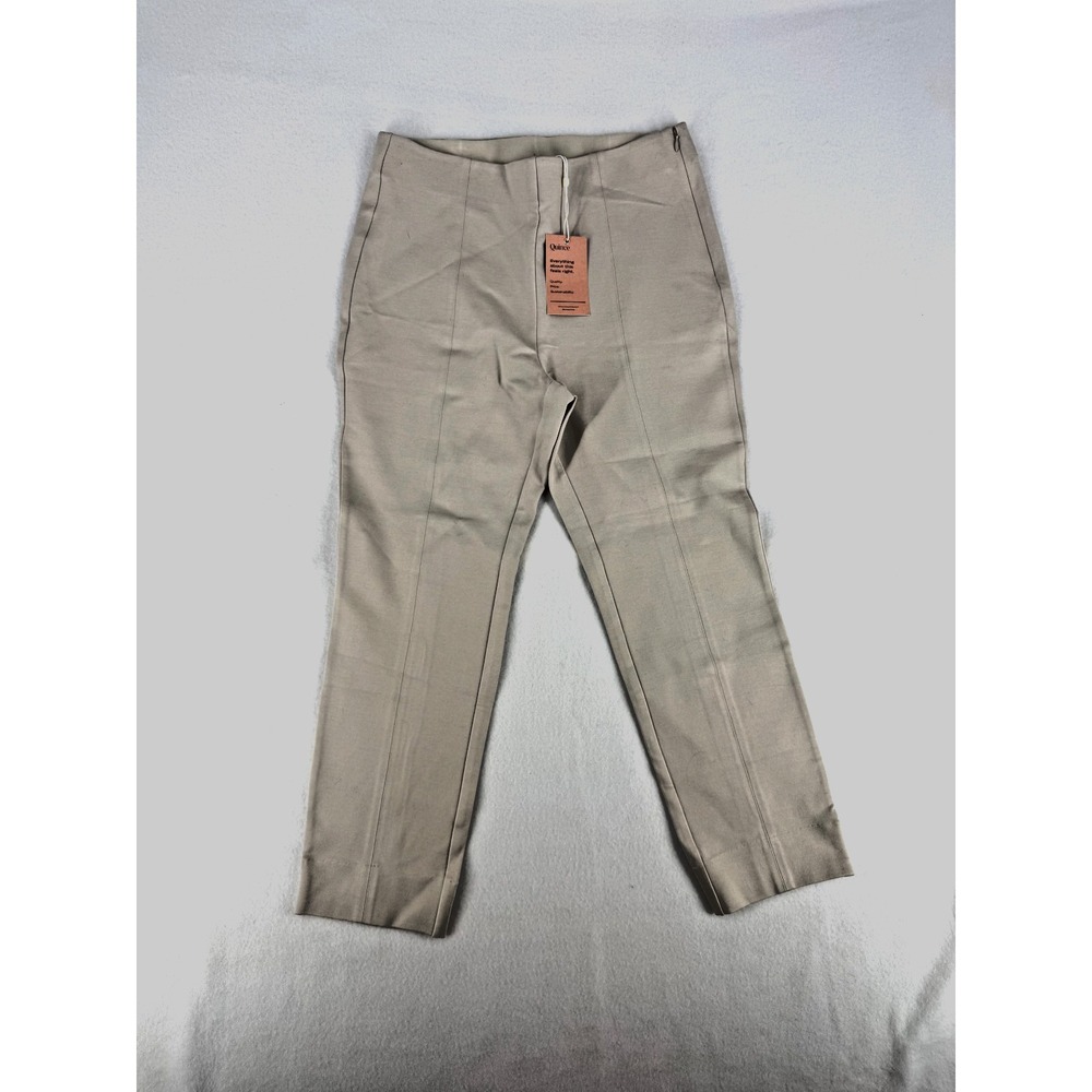 NWT Quince Crop Pants Petite Size Large Basic Minimalist Quiet Luxury Classic
